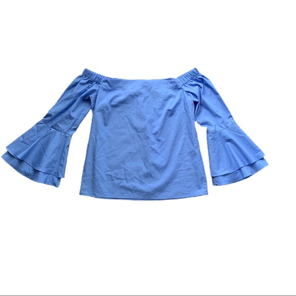 Amanda Uprichard Arabelle Top chambray net xsmall - Picture 4 of 8